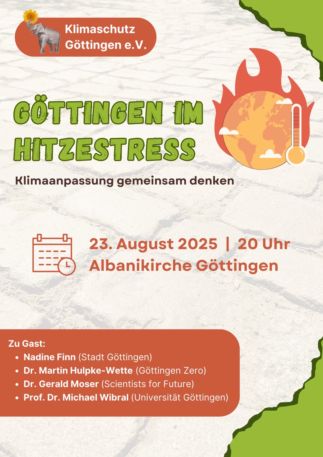 Göttingen im Hitzestress