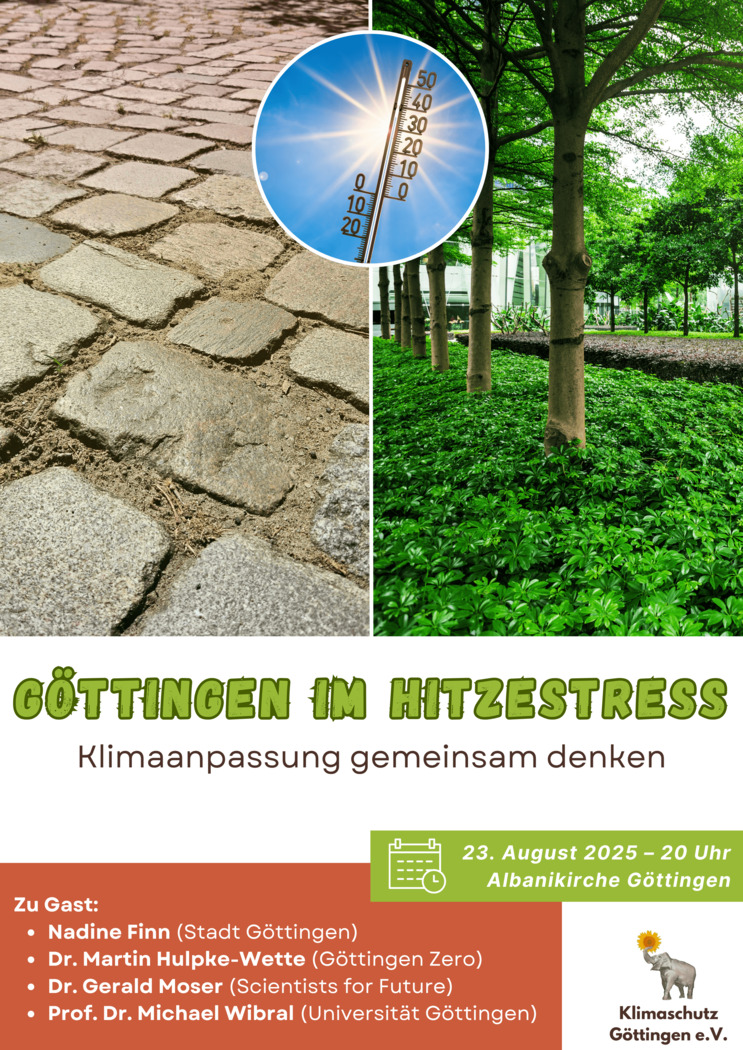Göttingen im Hitzestress